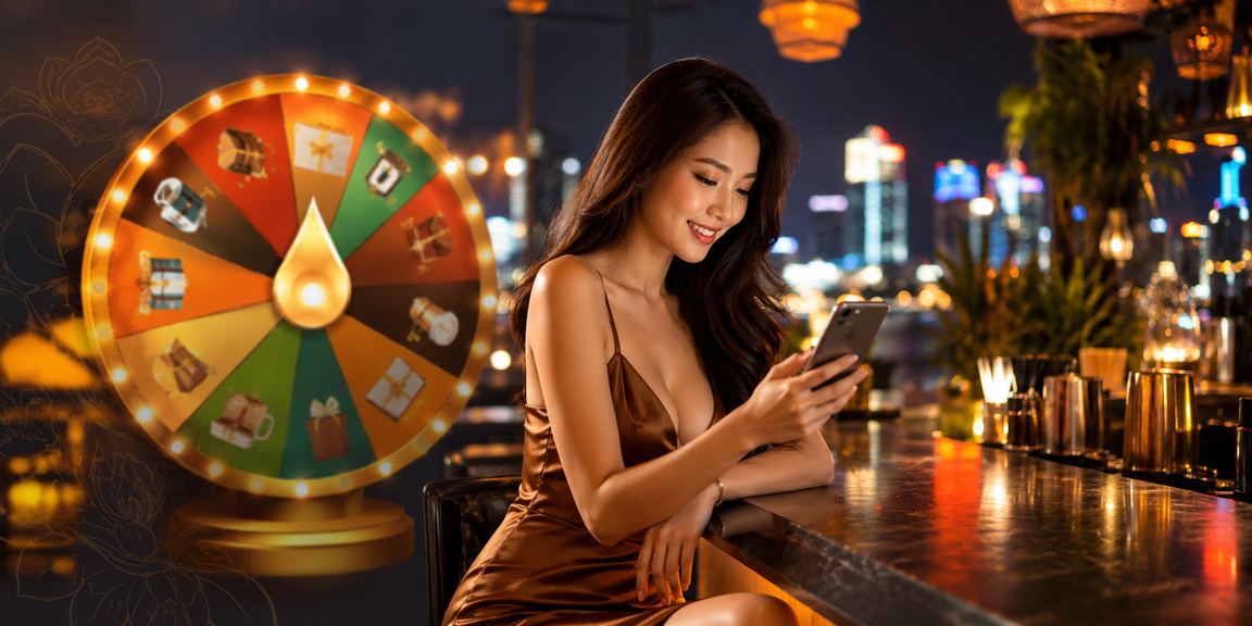 Không gian cà phê Buôn Ma Thuột nơi người dùng thư giãn và tham gia vòng quay may mắn trực tuyến