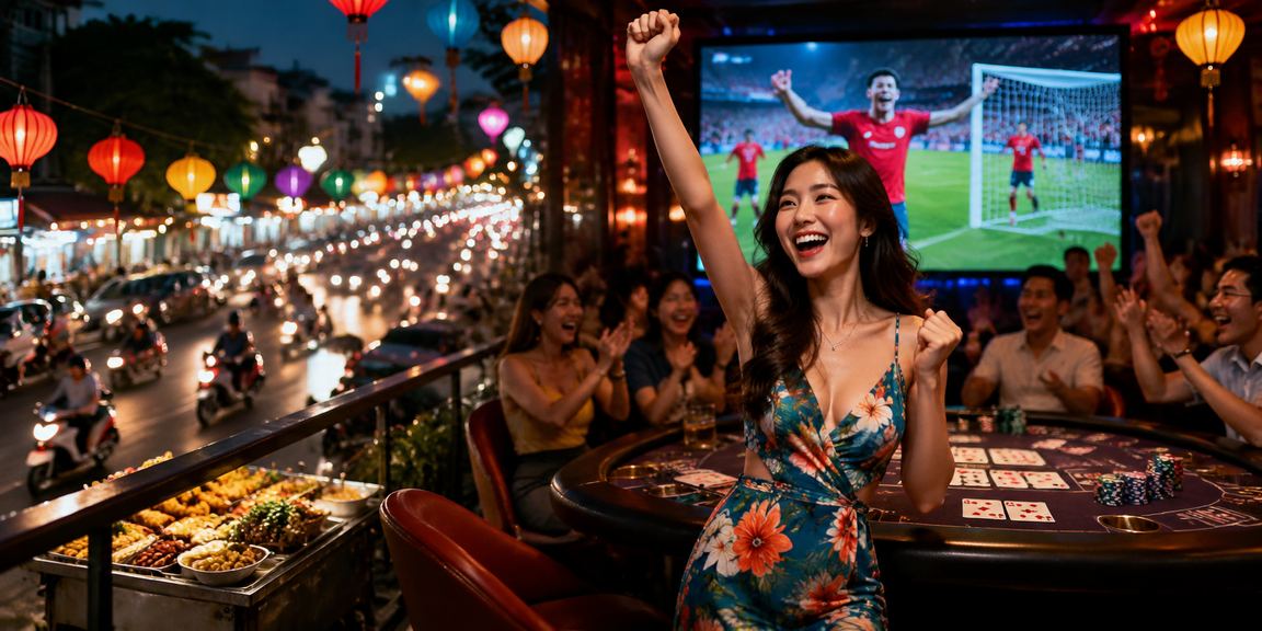 Màn đêm sôi động tại chợ đêm Hồ Chí Minh với trò chơi bài truyền thống