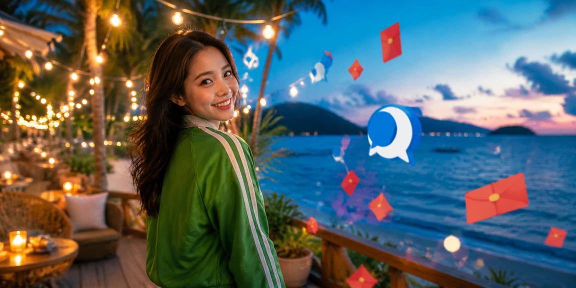 Người chơi Việt Nam theo dõi kết quả cá cược thể thao trên điện thoại buổi tối